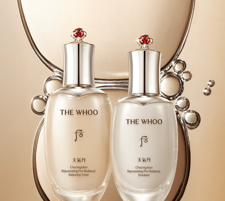 더후 Whoo's Gallery 컨셉 비주얼 4 — The history of Whoo 온라인몰 디자인 컨셉 / 뮤자인